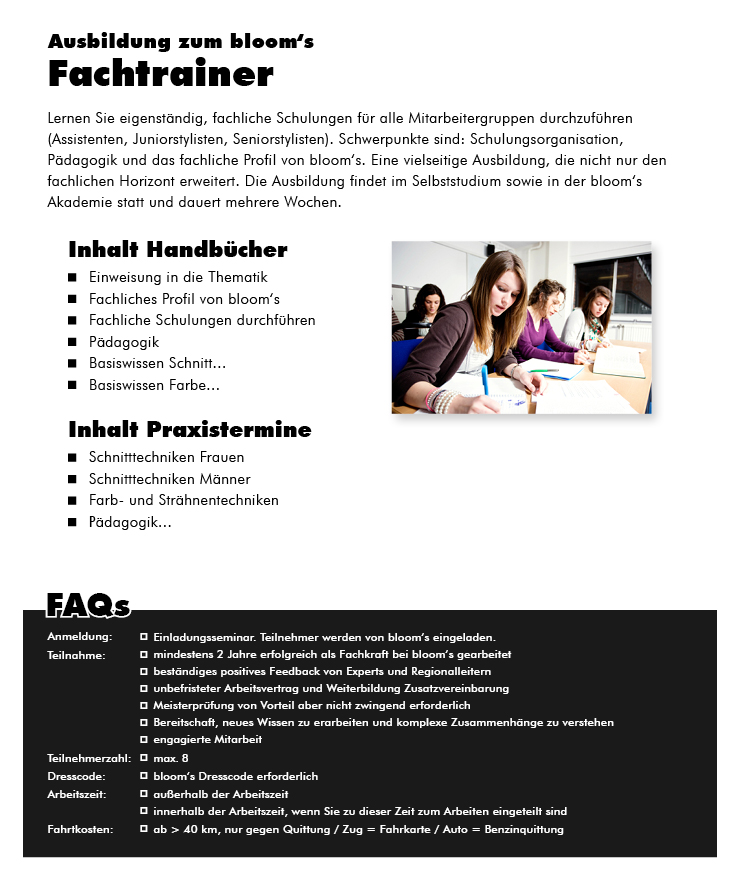 Ausbildung zum Fachtrainer