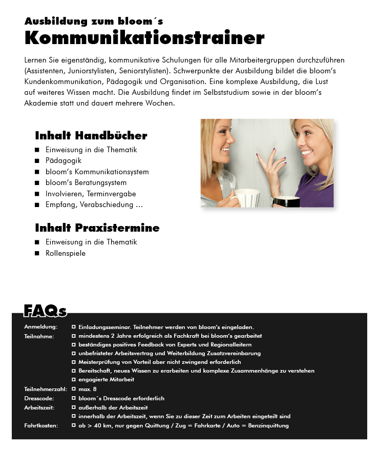 Ausbildung zum Kommuniktaionstrainer