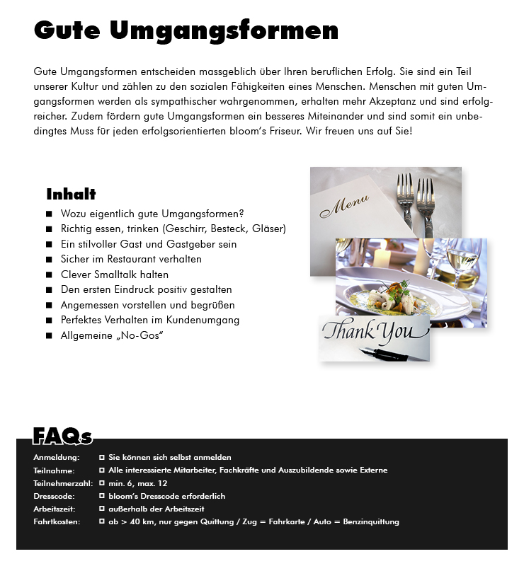 Gute Umgangsformen