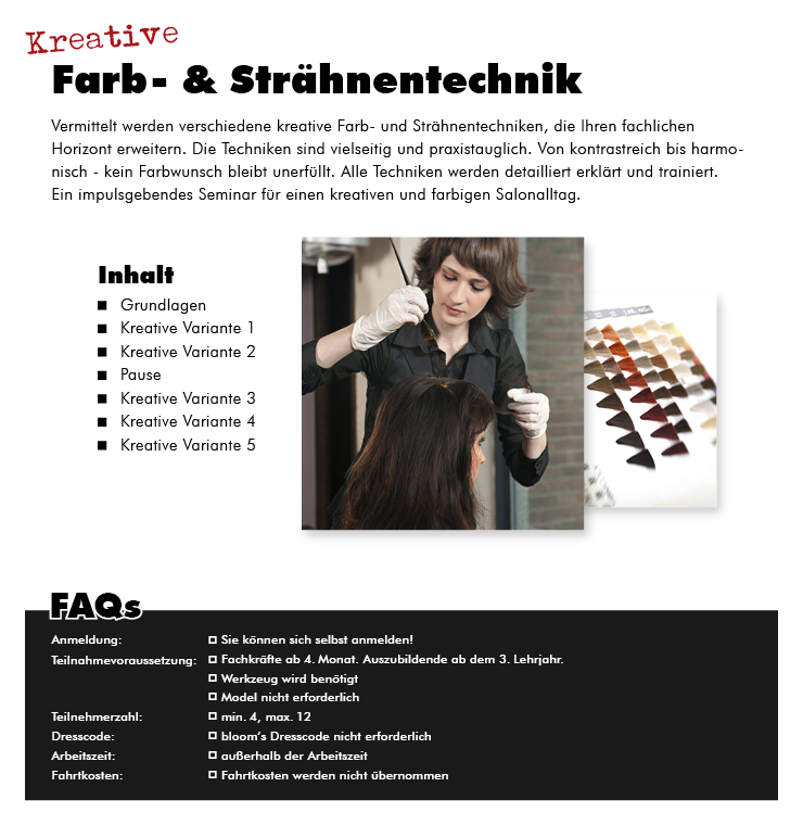 Farb- und Strähnentechniken